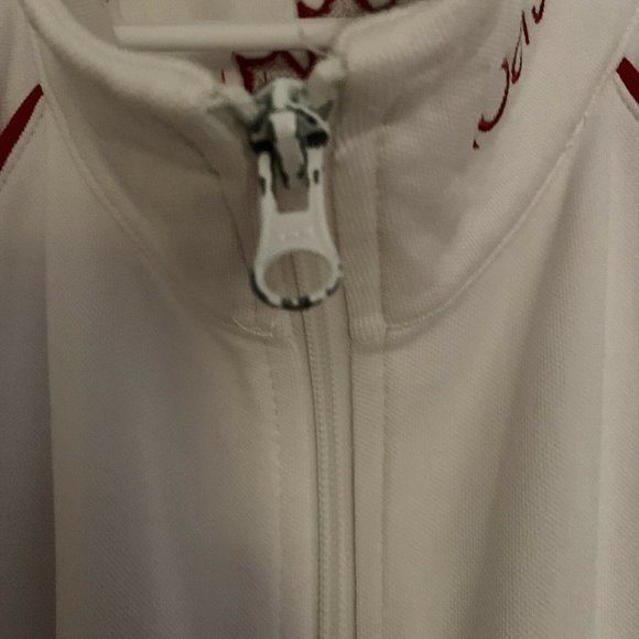 Roots Canadian Olympic Team Men's White Full Zip Sweater Official Outfitter XXL - Picture 3 of 11